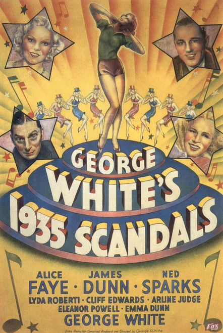 George White_s 1935 Scandals (1935)_0 Movie Film Poster Canvas iconic design George White_s 1935 Scandals (1935)_0 Movie Film Poster Canvas iconic design