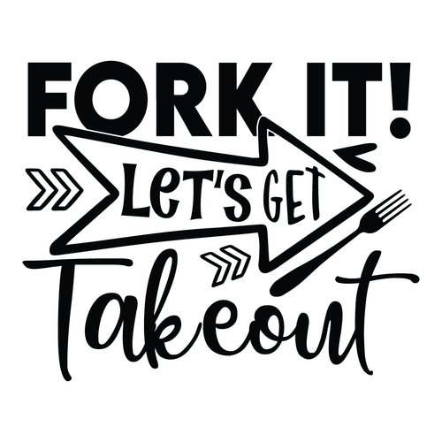 Fork It Lets Get Takeout-01 Poster Canvas Movie Film Print A0 A1 A2 A3 A4 A5 A6