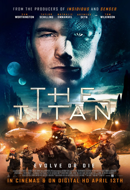 The Titan (2018)_3 Poster Canvas Movie Film Print A0 A1 A2 A3 A4 A5 A6 Art Wall