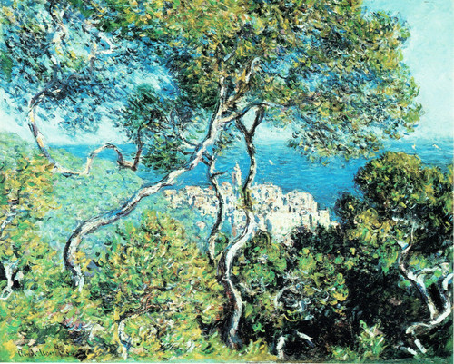 Monet - Bordighera Poster Canvas Movie Film Print A0 A1 A2 A3 A4 A5 A6 Art Wall