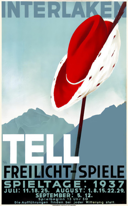 52615020745_DIGGELMANN, Alex. Interlaken, Tell Freilicht-Spiele, 1937-artofunive