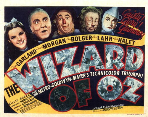 The Wizard of Oz (1939)_2 Poster Canvas Movie Film Print A0 A1 A2 A3 A4 A5 A6 Ar