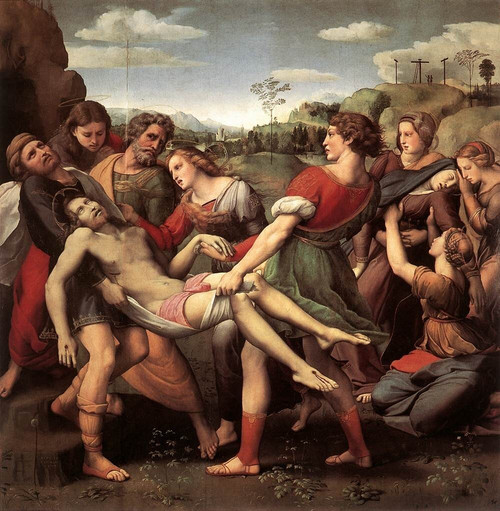 Raphael_The_Entombment Poster Canvas Movie Film Print A0 A1 A2 A3 A4 A5 A6 Art W