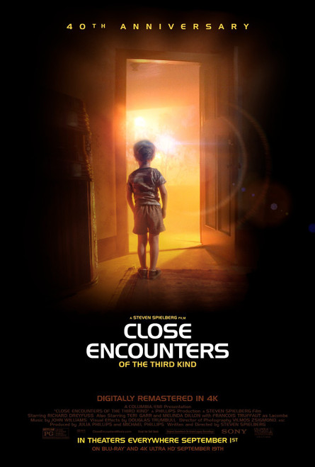close encounters v3 Poster Canvas Movie Film Print A0 A1 A2 A3 A4 A5 A6 Art Wall