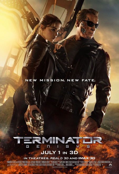 Terminator Genisys (2015)_12 Poster Canvas Movie Film Print A0 A1 A2 A3 A4 A5 A6