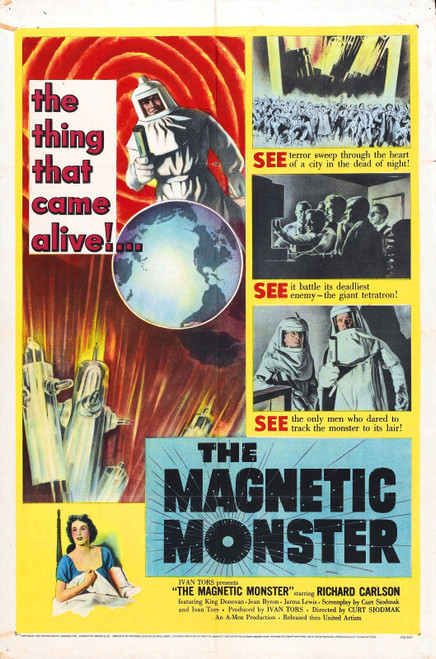 Magnetic Monster 01 Poster Canvas Print Art Painting Decor Reprint wall A0 A1 A2