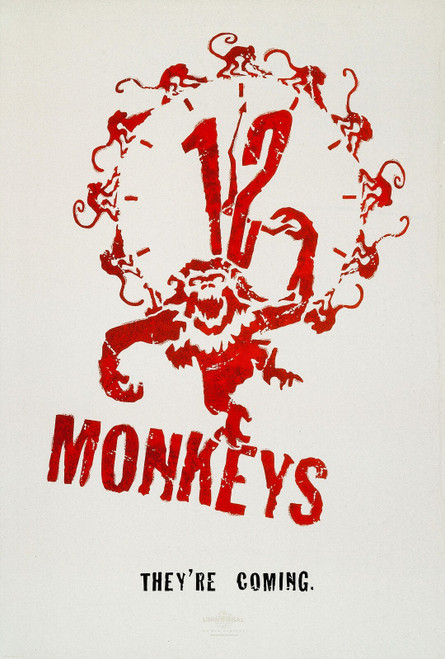 12 Monkeys (1995)_1 Movie Film Poster Canvas iconic design