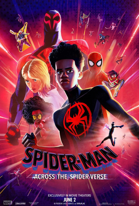 Spider-Man_ Across the Spider-Verse (2023)_5 Poster Canvas Movie Film Print A0 A
