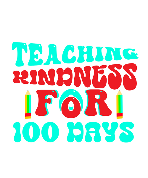 Teaching Kindness For 100 Days-01 (3) Poster Canvas Movie Film Print A0 A1 A2 A3