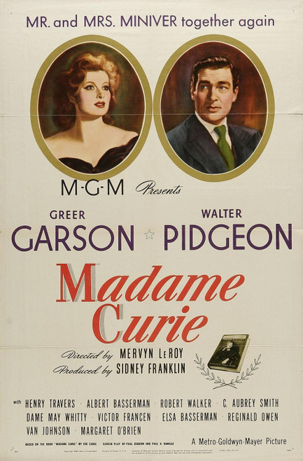 Madame Curie (1943)_2 Poster Canvas Movie Film Print A0 A1 A2 A3 A4 A5 A6 Art Wa