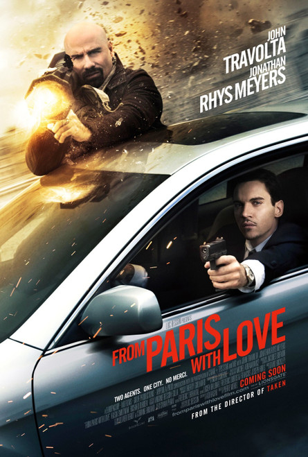 From Paris with Love (2010)_5 Movie Film Poster Canvas iconic design