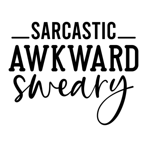 Sarcastic Awkward Sweary-01 (16) Poster Canvas Movie Film Print A0 A1 A2 A3 A4 A