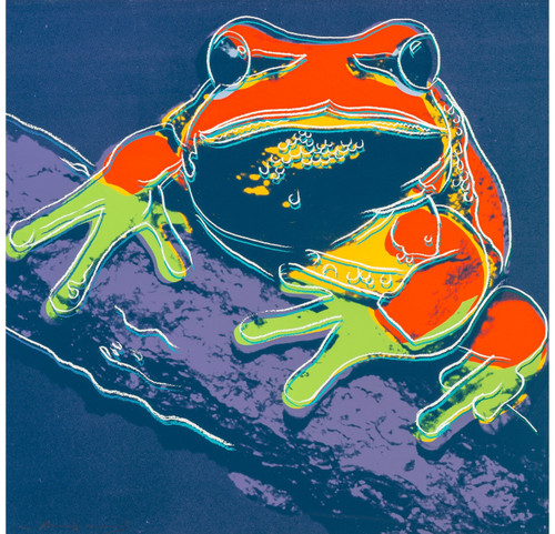 Andy Warhol - Pine Barrens Tree Frog Endangered Species 1983 Poster Canvas Print