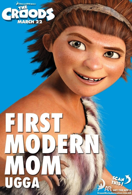 The Croods (2013)_7 Poster Canvas Movie Film Print A0 A1 A2 A3 A4 A5 A6 Art Wall