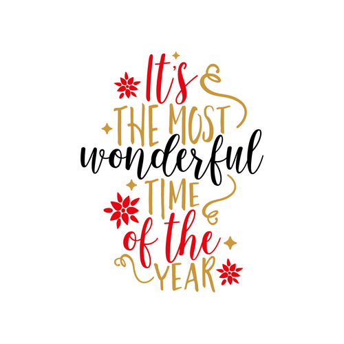 It_s The Most Wonderful Time Of The Year (2) Poster Canvas Movie Film Print A0 A