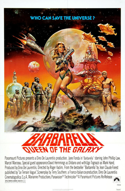 barbarella 2 Poster Canvas Movie Film Print A0 A1 A2 A3 A4 A5 A6 Art Wall Decora