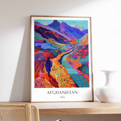 10_Afghanistan Poster, Islamic Decor, Islamic Art, Middle Eastern Art, Afghanist