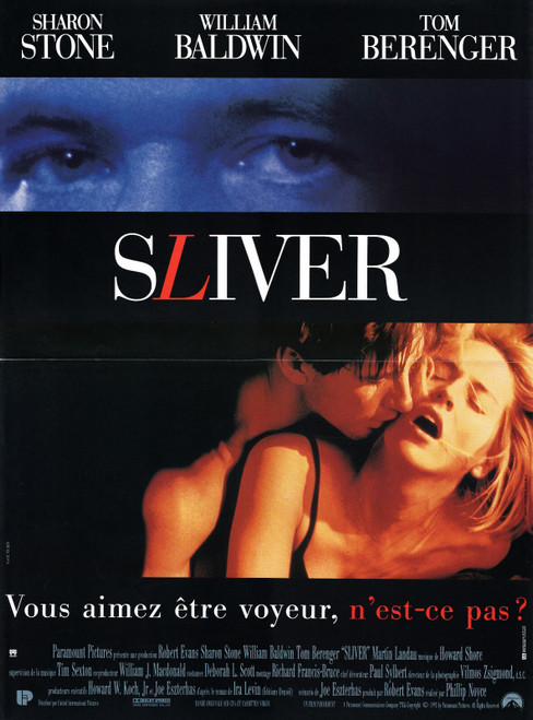 Sliver (1993)_2 Poster Canvas Movie Film Print A0 A1 A2 A3 A4 A5 A6 Art Wall Dec