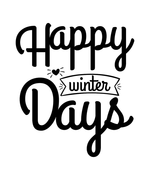 Happy Winter Days (3) Poster Canvas Movie Film Print A0 A1 A2 A3 A4 A5 A6 Art Wa