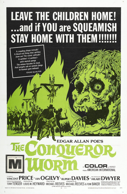 Conqueror Worm 01 Poster Canvas Print Art Painting Decor Reprint wall A0 A1 A2 A