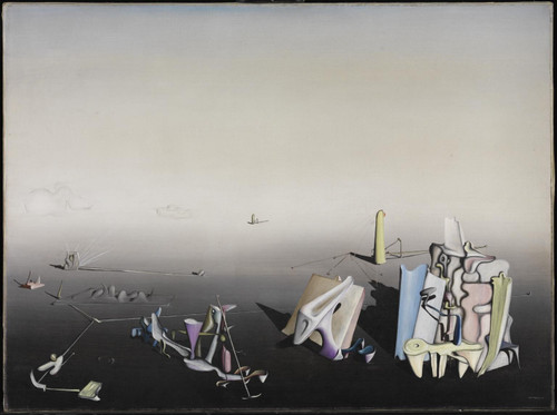 Yves Tanguy 14 -Azure Day Poster Canvas Movie Film Print A0 A1 A2 A3 A4 A5 A6 Ar