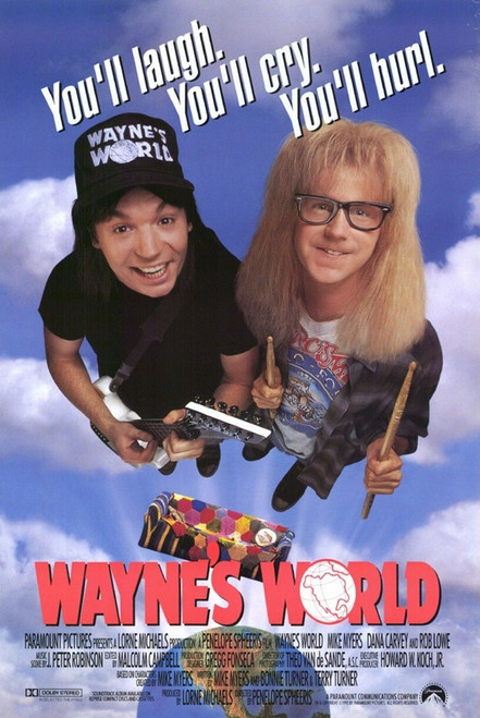 Wayne_s World (1992)_2 Poster Canvas Movie Film Print A0 A1 A2 A3 A4 A5 A6 Art W