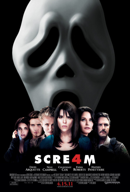 scream-4_23b517b3 Poster Canvas Movie Film Print A0 A1 A2 A3 A4 A5 A6 Art Wall D