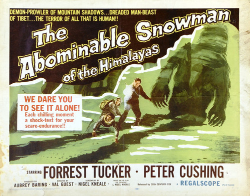 Abominable Snowman Of Himalayas 02 Poster Canvas Movie Film Print A0 A1 A2 A3 A4