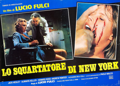 New York Ripper Fotobusta 05 Poster Canvas Movie Film Print A0 A1 A2 A3 A4 A5 A6