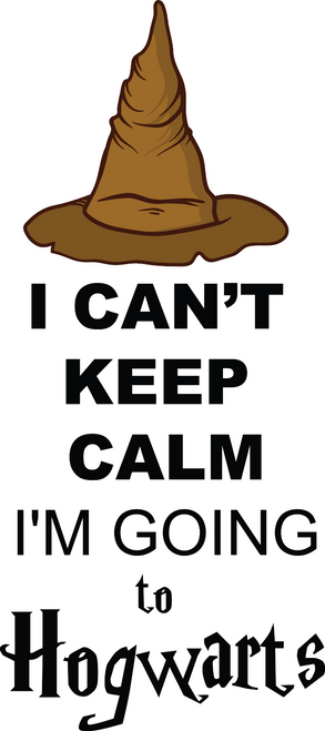 I can_t Keep Calm I_m Going to Hogwarts Funny Poster Creative Canvas Print A0 A1