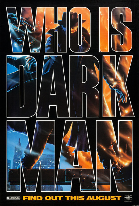 Darkman (1990)_1 Movie Film Poster Canvas iconic design
