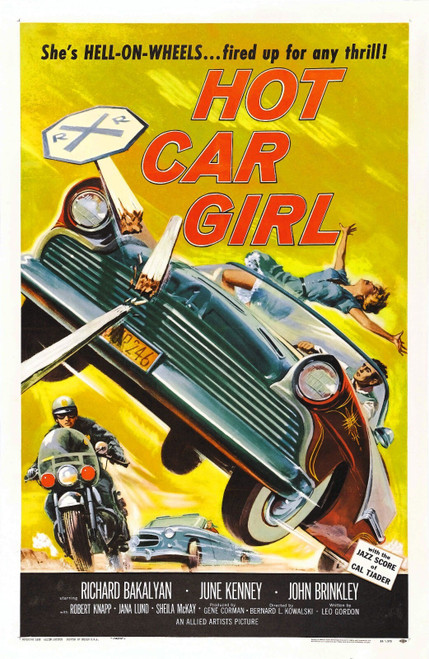 Hot Car Girl 01 Poster Canvas Movie Film Print A0 A1 A2 A3 A4 A5 A6 Art Wall Dec