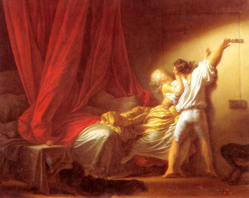 Fragonard_Le_Verrou Poster Canvas Movie Film Print A0 A1 A2 A3 A4 A5 A6 Art Wall
