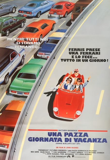 FERRIS BUELLER'S DAY OFF (1986) 2 (1) Poster Canvas Movie Film Print A0 A1 A2 A3