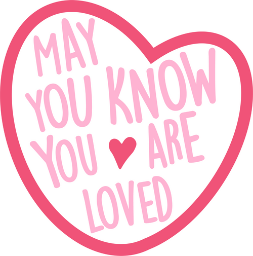 may you know you are loved Poster Canvas Movie Film Print A0 A1 A2 A3 A4 A5 A6 A