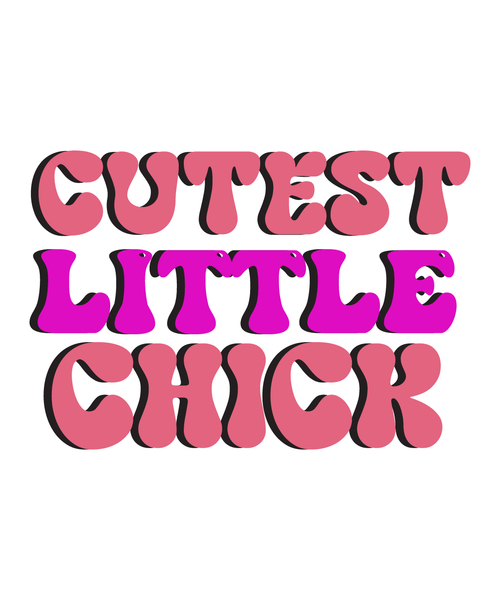 Cutest Little Chick-01 Poster Canvas Movie Film Print A0 A1 A2 A3 A4 A5 A6 Art W