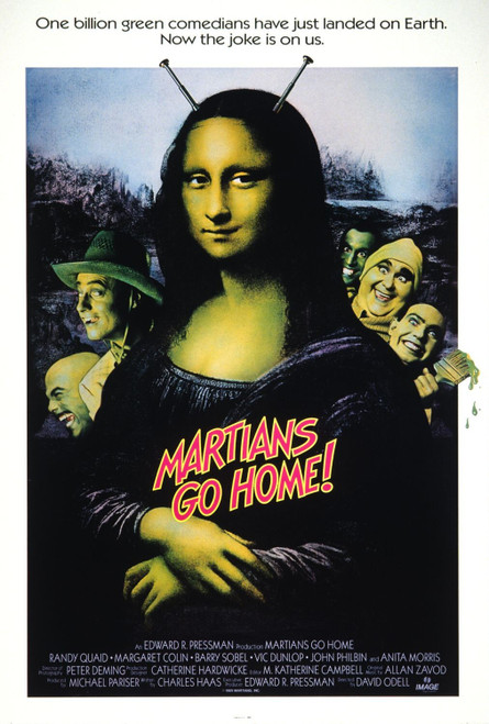 Martians Go Home (1990)_1 Poster Canvas Movie Film Print A0 A1 A2 A3 A4 A5 A6 Ar
