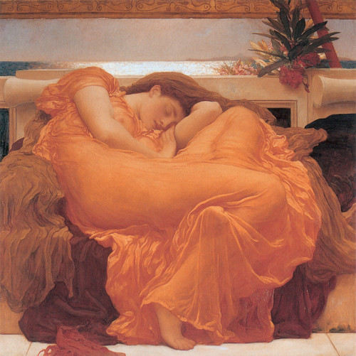 Leighton_Flaming_June big Art Gallery Poster Canvas Print Wall Decoration A0 A1