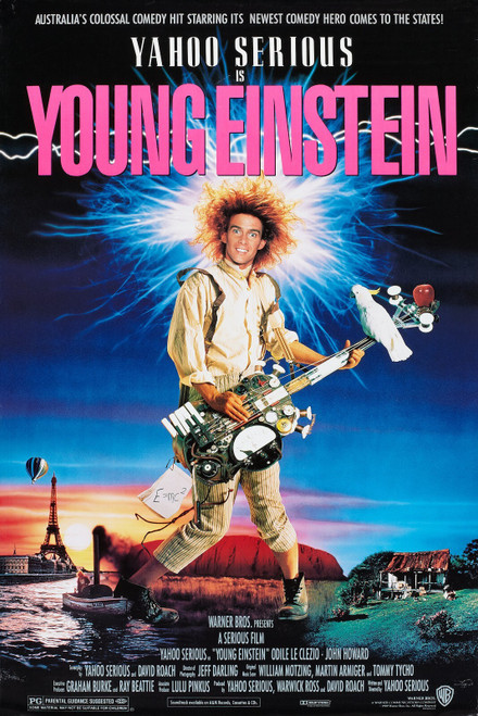 Young Einstein (1989)_0 Poster Canvas Movie Film Print A0 A1 A2 A3 A4 A5 A6 Art