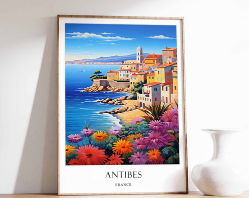 7_Antibes Poster, French Riviera Poster, Gift For Travel Lover, European poster,