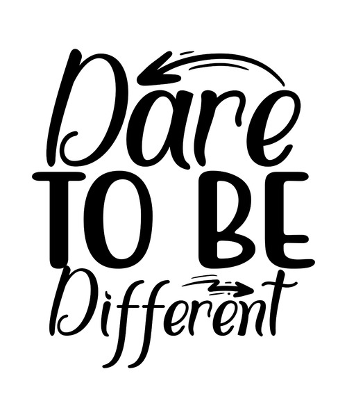 Dare To Be Different-01 (2) Poster Canvas Movie Film Print A0 A1 A2 A3 A4 A5 A6