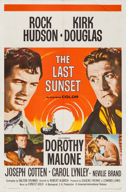 The Last Sunset (1961)_1 Poster Canvas Movie Film Print A0 A1 A2 A3 A4 A5 A6 Art