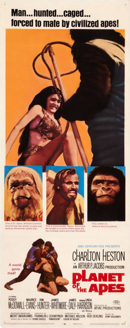 Planet of the Apes (1968)_2 Poster Canvas Movie Film Print A0 A1 A2 A3 A4 A5 A6