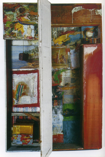 1955 Robert Rauschenberg Entretien American painting Art Gallery Poster Canvas P