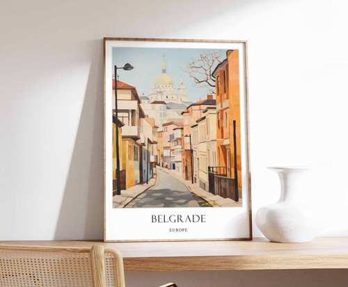 3_Belgrade Poster, Serbia Poster, Travel Poster, Europe Poster, Home Decor, Bal