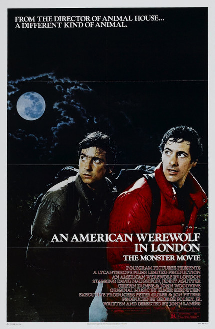 An American Werewolf in London (1981)_1 Movie Film Poster Canvas iconic design