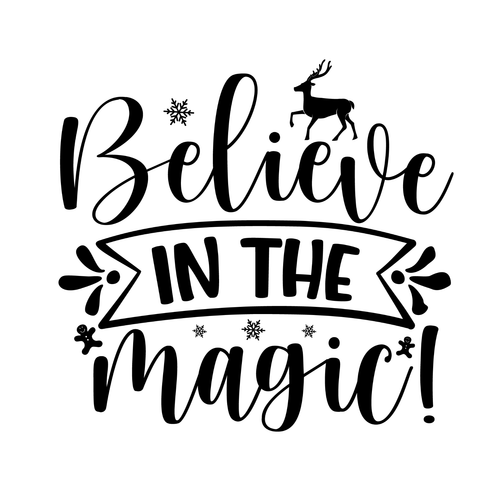Believe in the Magic Poster Canvas Movie Film Print A0 A1 A2 A3 A4 A5 A6 Art Wal
