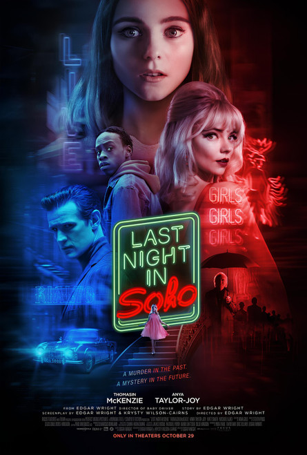 Last Night in Soho 2 Poster Canvas Movie Film Print A0 A1 A2 A3 A4 A5 A6 Art Wal
