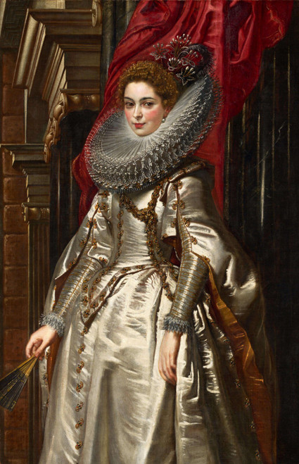 Paul Rubens - Portrait of Marchesa Brigida Spinola-Doria Poster Canvas Movie Fil
