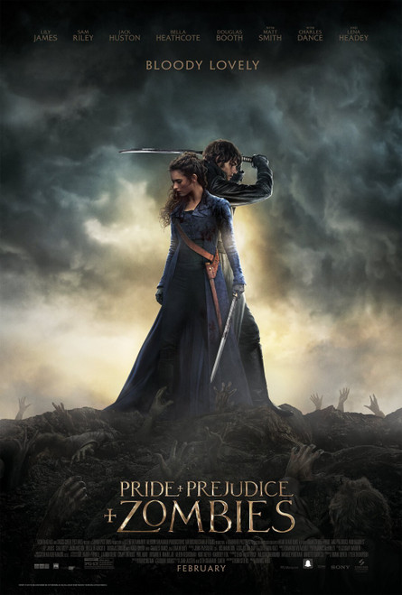 Pride and Prejudice and Zombies (2016)_3 Poster Canvas Movie Film Print A0 A1 A2